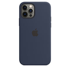 Buy Apple iPhone 12 | 12 Pro Silicone Case with MagSafe - Deep Navy from Vmart in Pakistan