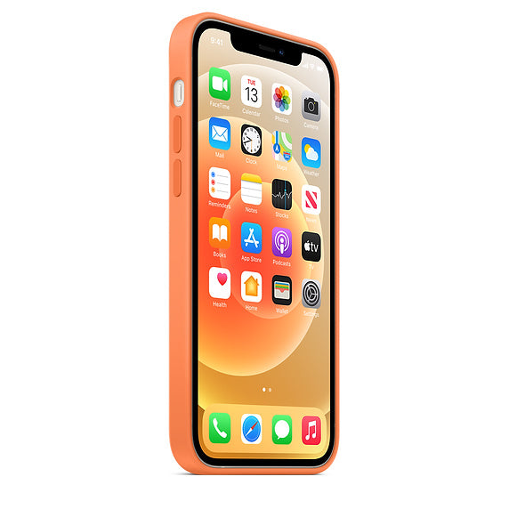 Apple iPhone 12 | 12 Pro Silicone Case with MagSafe - Kumquat