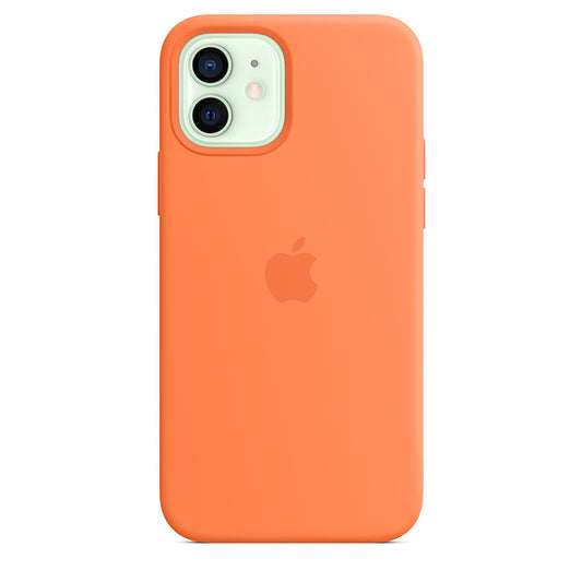 Buy Apple iPhone 12 | 12 Pro Silicone Case with MagSafe - Kumquat from Vmart in Pakistan
