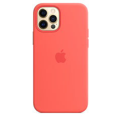Buy Apple iPhone 12 | 12 Pro Silicone Case with MagSafe - Pink Citrus from Vmart in Pakistan