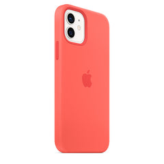 Buy Apple iPhone 12 | 12 Pro Silicone Case with MagSafe - Pink Citrus from Vmart in Pakistan