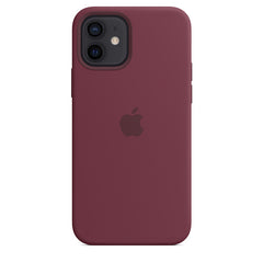 Buy Apple iPhone 12 | 12 Pro Silicone Case with MagSafe - Plum from Vmart in Pakistan