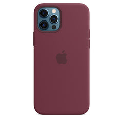 Buy Apple iPhone 12 | 12 Pro Silicone Case with MagSafe - Plum from Vmart in Pakistan