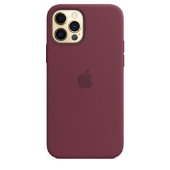 Buy Apple iPhone 12 | 12 Pro Silicone Case with MagSafe - Plum from Vmart in Pakistan