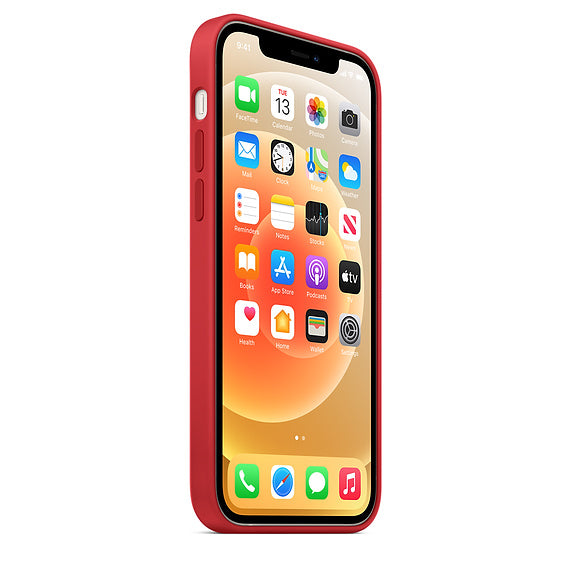 Apple iPhone 12 | 12 Pro Silicone Case with MagSafe - Red