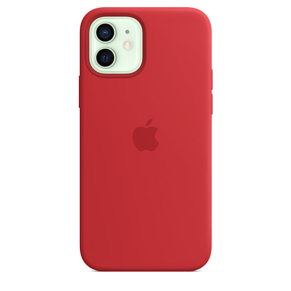 Apple iPhone 12 | 12 Pro Silicone Case with MagSafe - Red