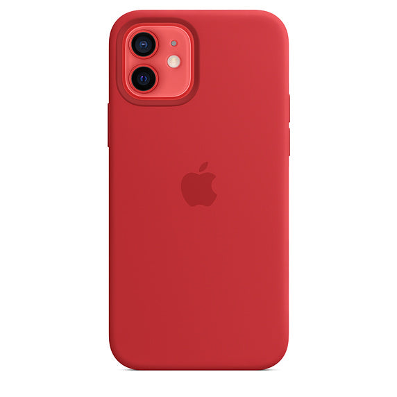 Apple iPhone 12 | 12 Pro Silicone Case with MagSafe - Red