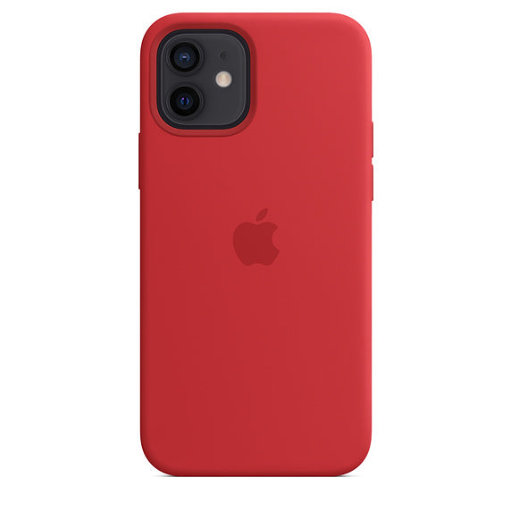 Apple iPhone 12 | 12 Pro Silicone Case with MagSafe - Red