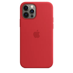 Buy Apple iPhone 12 | 12 Pro Silicone Case with MagSafe - Red from Vmart in Pakistan