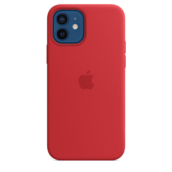 Apple iPhone 12 | 12 Pro Silicone Case with MagSafe - Red