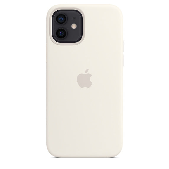 Apple iPhone 12 | 12 Pro Silicone Case with MagSafe - White