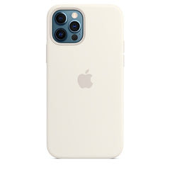 Buy Apple iPhone 12 | 12 Pro Silicone Case with MagSafe - White from Vmart in Pakistan
