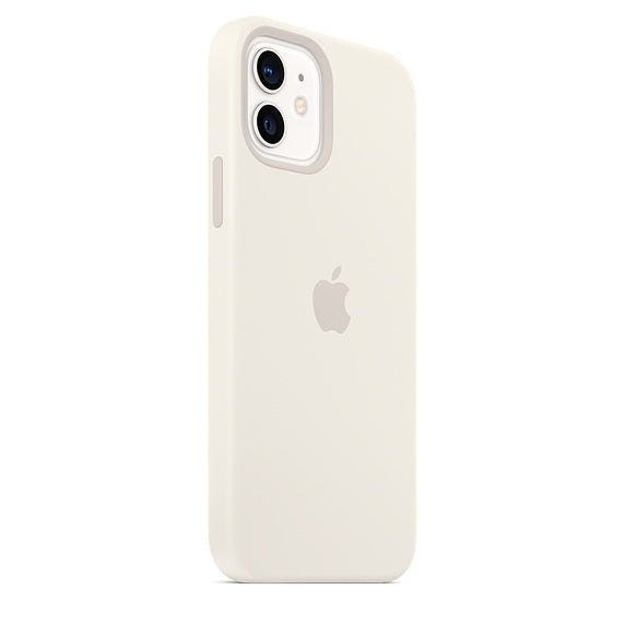 Apple iPhone 12 | 12 Pro Silicone Case with MagSafe - White