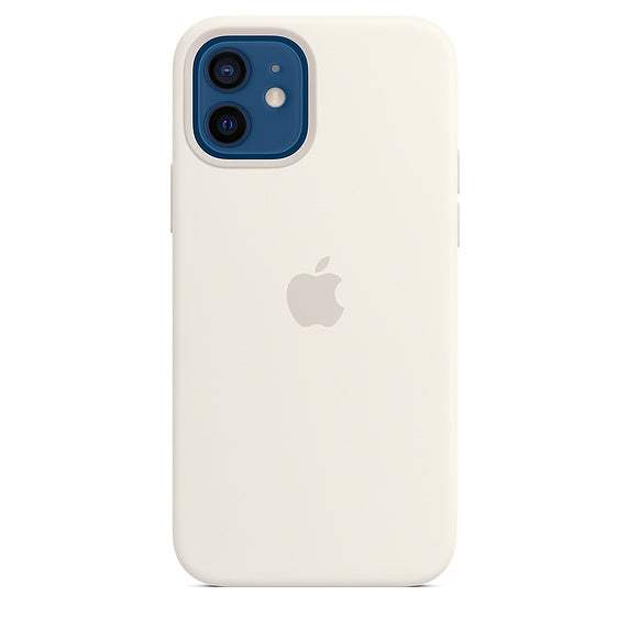 Apple iPhone 12 | 12 Pro Silicone Case with MagSafe - White