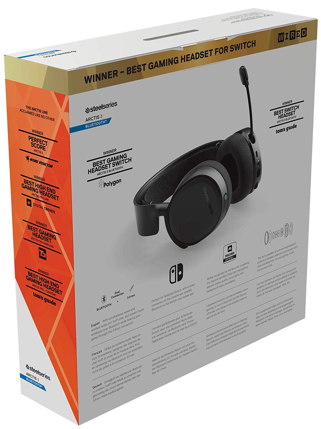 SteelSeries Arctis 3 (2019) Bluetooth Gaming Headset