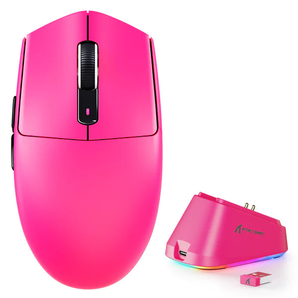 Buy Attack Shark G3 Pro Tri-mode Wireless Gaming Mouse with Charge Dock 25000 DPI Ultra Lightweight Vmart in Pakistan