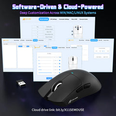 Buy Attack Shark X11SE Wireless Gaming Mouse Black from Vmart in Pakistan