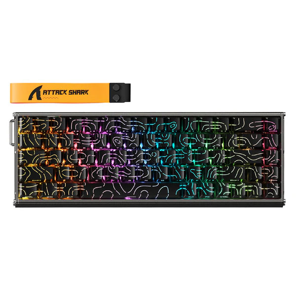 Buy Attack Shark X68 Max HE Rapid Trigger Aluminum Keyboard Magnetic Switch from Vmart in Pakistan