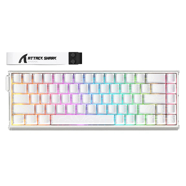 Buy Attack Shark X68 Max HE Rapid Trigger Aluminum Keyboard Magnetic Switch from Vmart in Pakistan