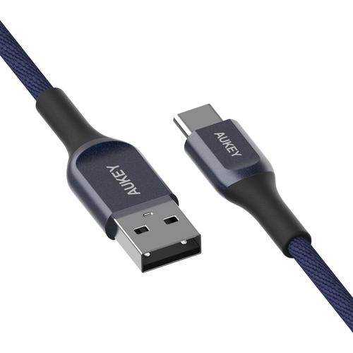 Aukey CB-AKC2 USB A To USB C Quick Charge 3.0 Kevlar Cable - 2M