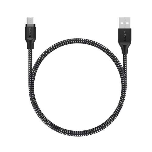 Buy Aukey CB-AM2 Braided Nylon USB 2.0 to Micro USB Cable 2m from Vmart in Pakistan