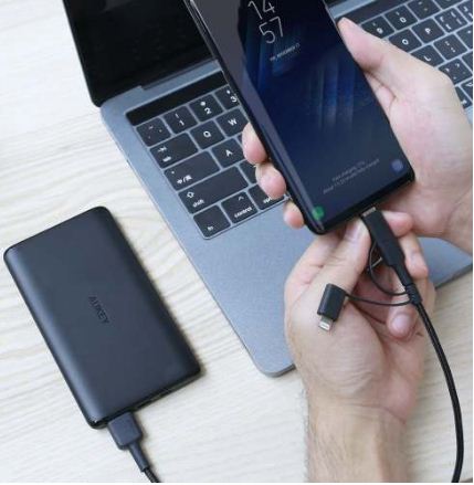 Aukey 3-in-1 Nylon USB Cable