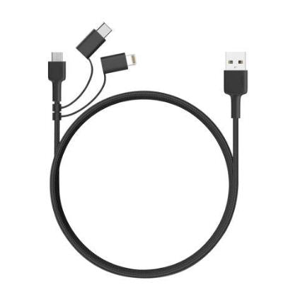 Aukey 3-in-1 Nylon USB Cable