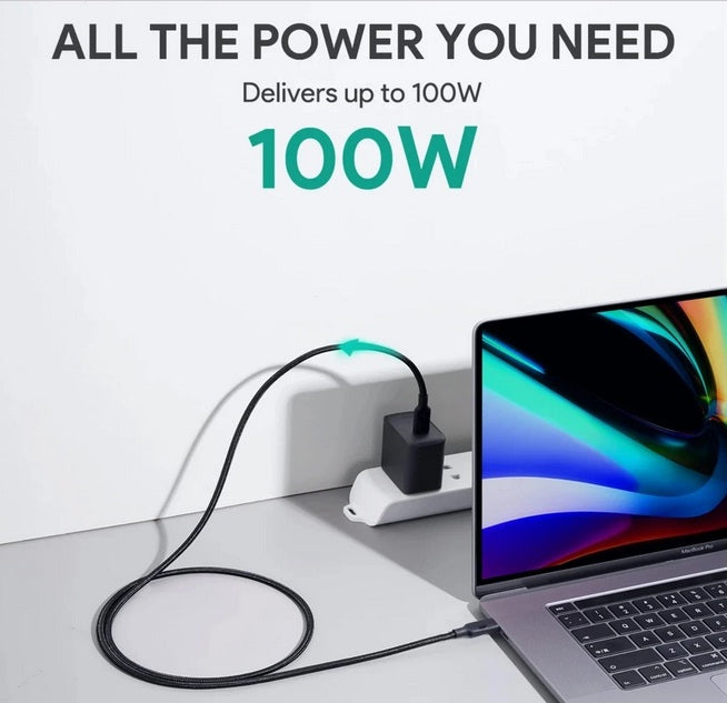 Aukey CB-CD21 Gen2 E Marker PD 100W USB 3.1 Type C To Type C Cable