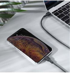 Buy Aukey CB-CL1 Braided Nylon MFi USB-C To Lightning Cable (3.9ft) from Vmart in Pakistan