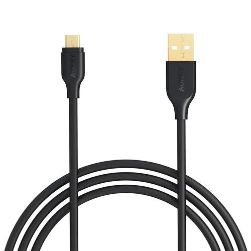 Buy Aukey CB-MD2 Gold-plated reinforced Qualcomm Quick Charge 2.0/3.0 Micro USB Cable (2M) from Vmart in Pakistan
