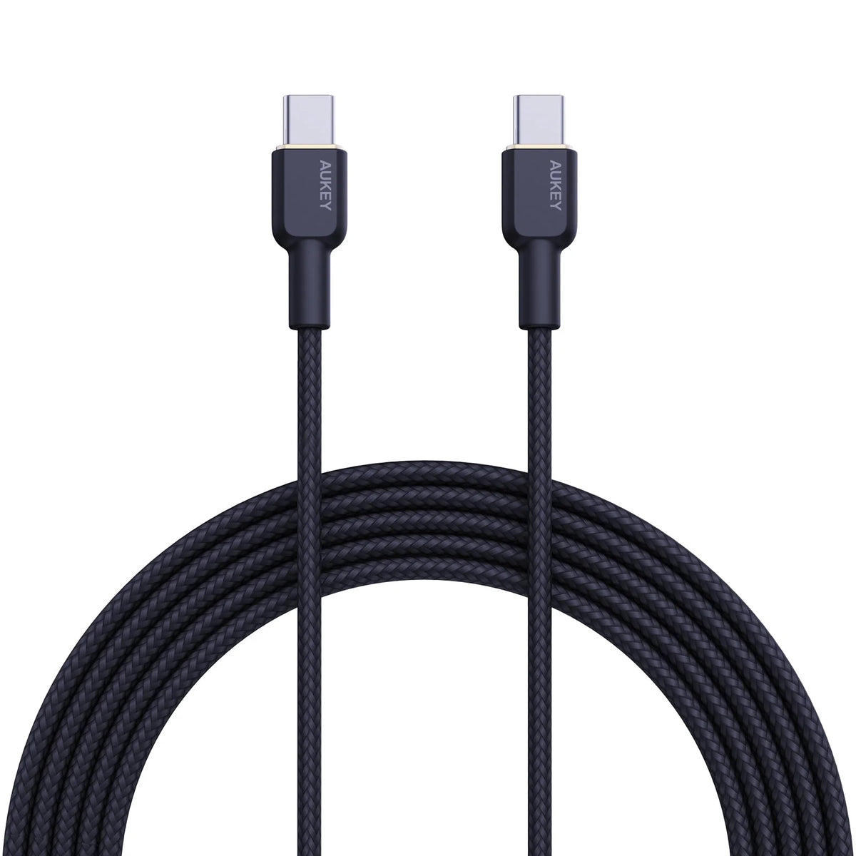 Aukey CB-NCC1 60W Nylon Braided USB C to C Cable 1m