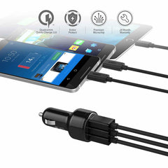 Buy Aukey 3-Port Car Charger With Quick Charge 3.0 from Vmart in Pakistan