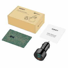 Buy Aukey 3-Port Car Charger With Quick Charge 3.0 from Vmart in Pakistan