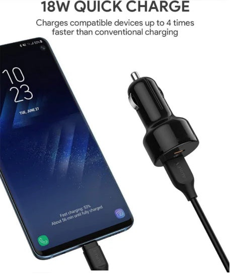 Aukey CC-Y15 36W USB-C Car Charger