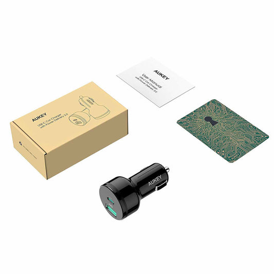 Buy Aukey USB-C Car Charger With Power Delivery from Vmart in Pakistan