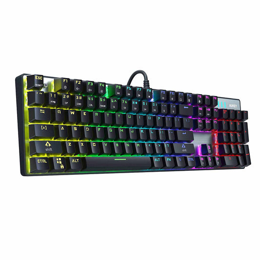 Buy Aukey 104-Key RGB Backlit Mechanical Keyboard from Vmart in Pakistan