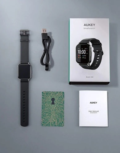 Aukey LS-02 Smartwatch Fitness Tracker - Black