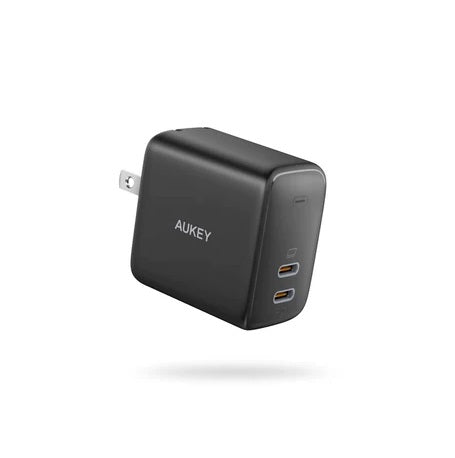 Aukey PA-R2S Swift Duo PD40W 2 Port PD Wall Charger - Black