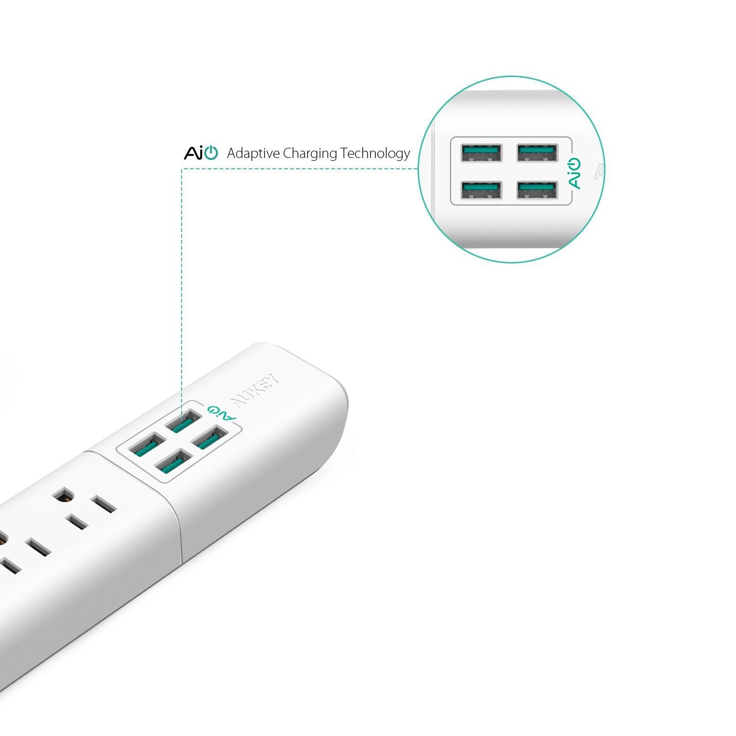 Aukey 4 X 4 Power Strip