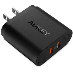 Buy Aukey Dual-Port USB Wall Charger With Quick Charge 3.0 from Vmart in Pakistan