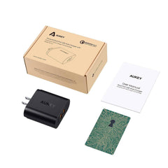 Buy Aukey Dual-Port USB Wall Charger With Quick Charge 3.0 from Vmart in Pakistan