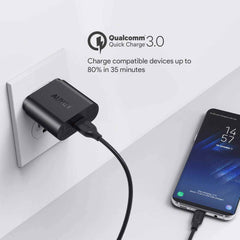 Aukey 18W USB Wall Charger With Quick Charge 3.0