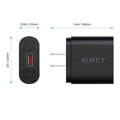 Aukey 18W USB Wall Charger With Quick Charge 3.0