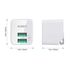 Buy Aukey Mini Dual Port Wall Charger from Vmart in Pakistan