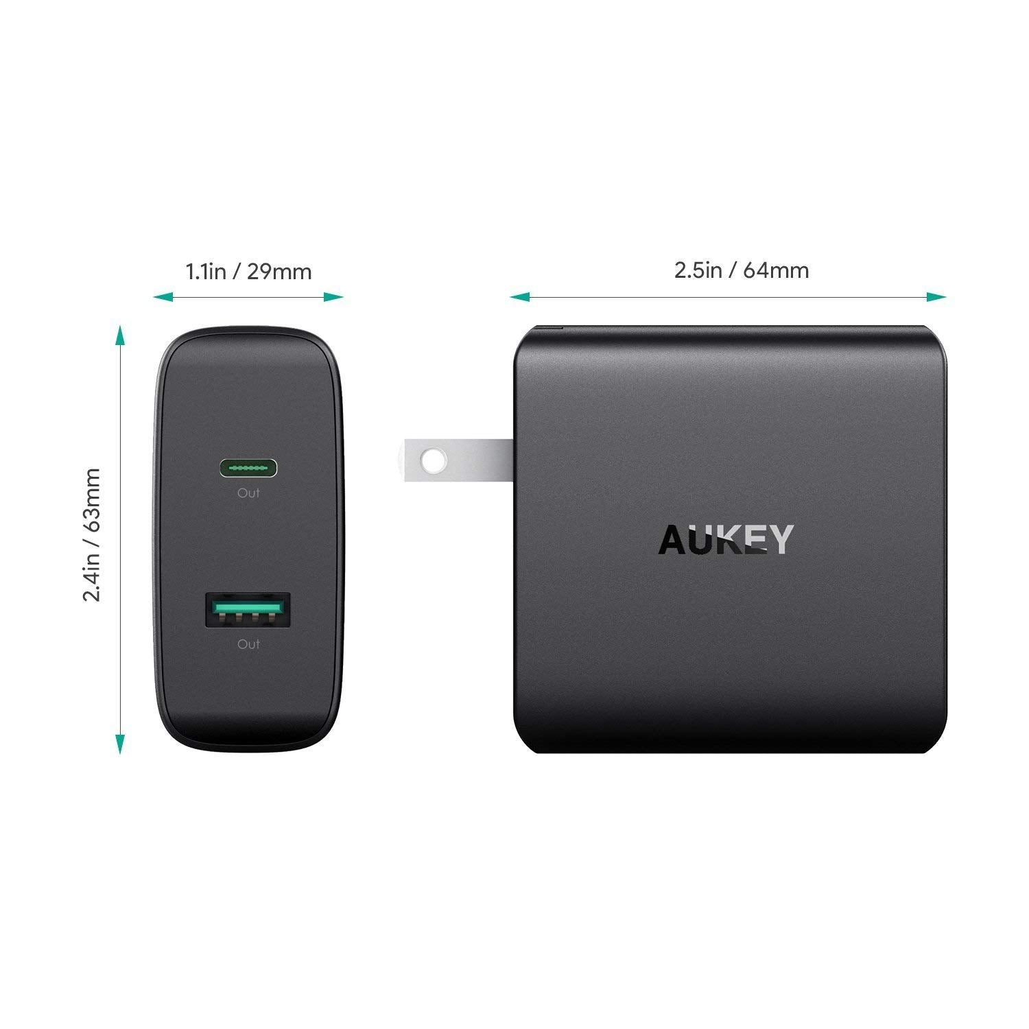 Aukey 46W Power Delivery Wall Charger