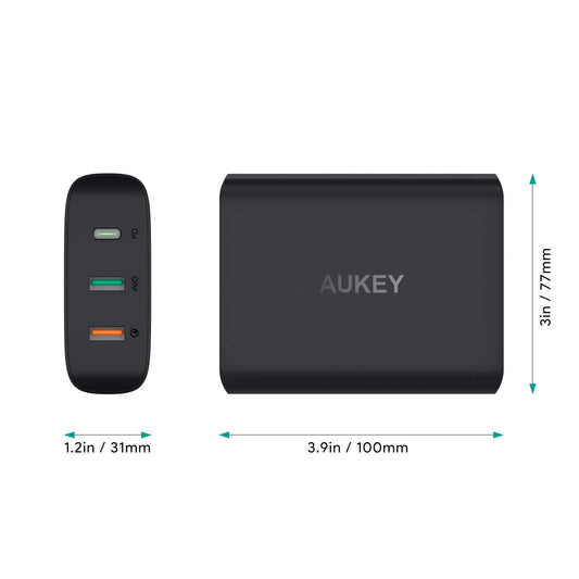 Buy Aukey 3-Ports USB Charging Stations With 46W Power Delivery And Quick Charge 3.0 from Vmart in Pakistan