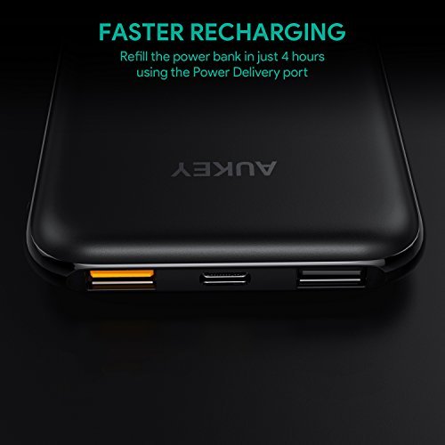 Aukey 10000mAh Power Bank With Power Delivery