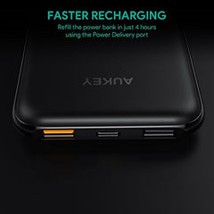 Aukey 10000mAh Power Bank With Power Delivery