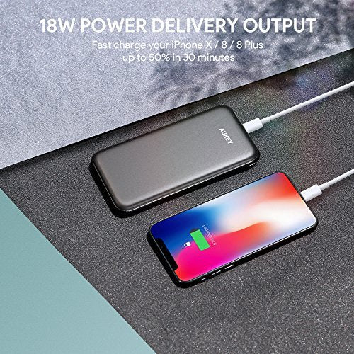 Aukey 10000mAh Power Bank With Power Delivery