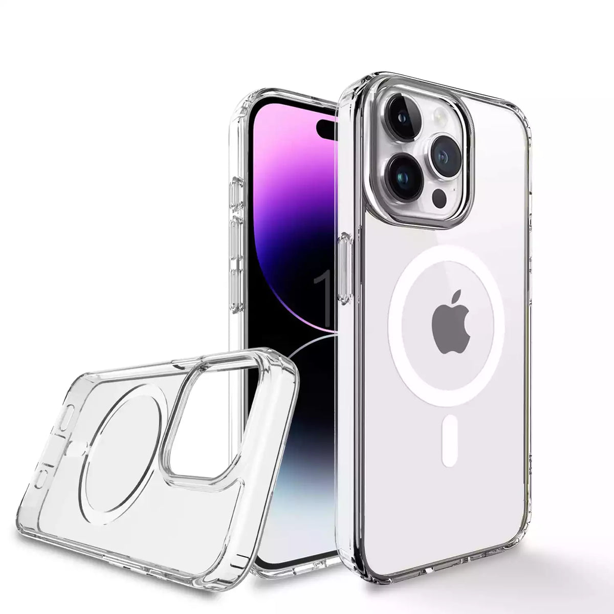 Aukey PC-TM10 iPhone 15 Pro/15 Pro Max Magnetic Clear Case